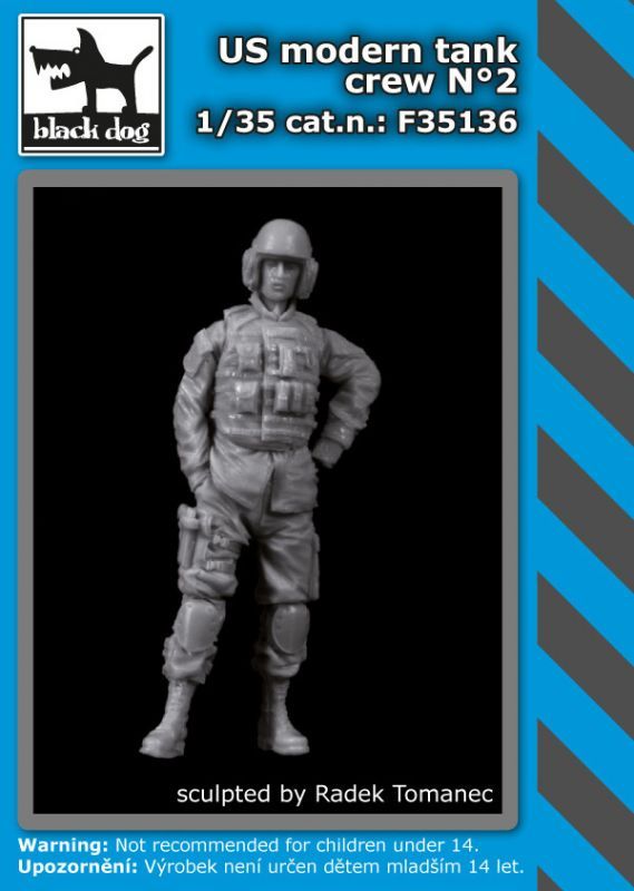 1:35 US modern tank crew N°2