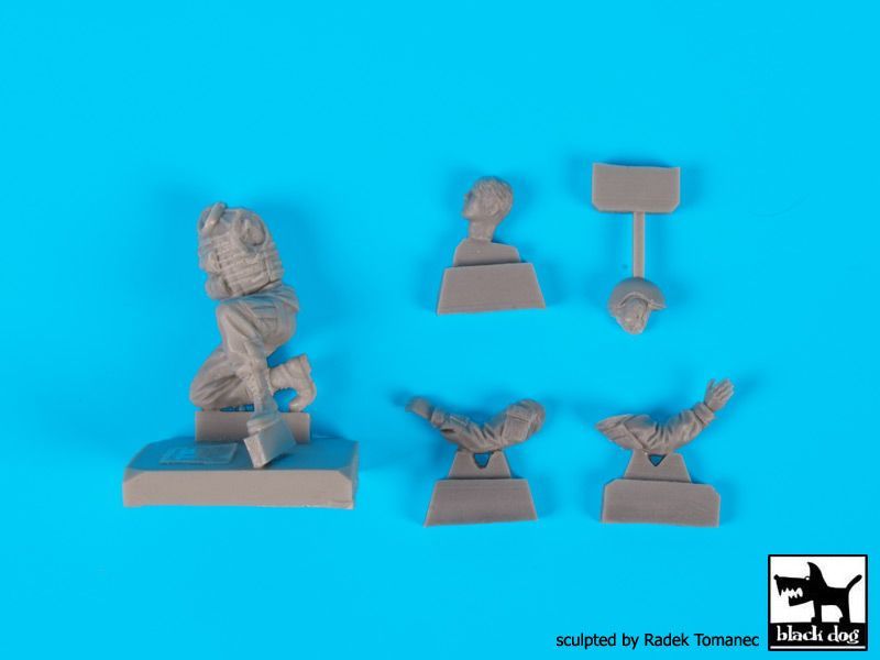 1:35 US modern tank crew N°4