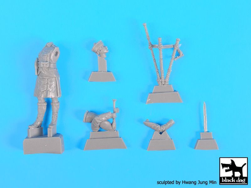 1:35 Scottish piper WW I