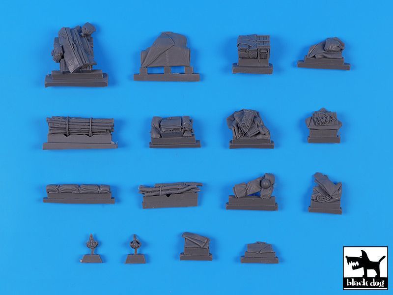 1:35 KV-2 Russian heavy tank accessories set