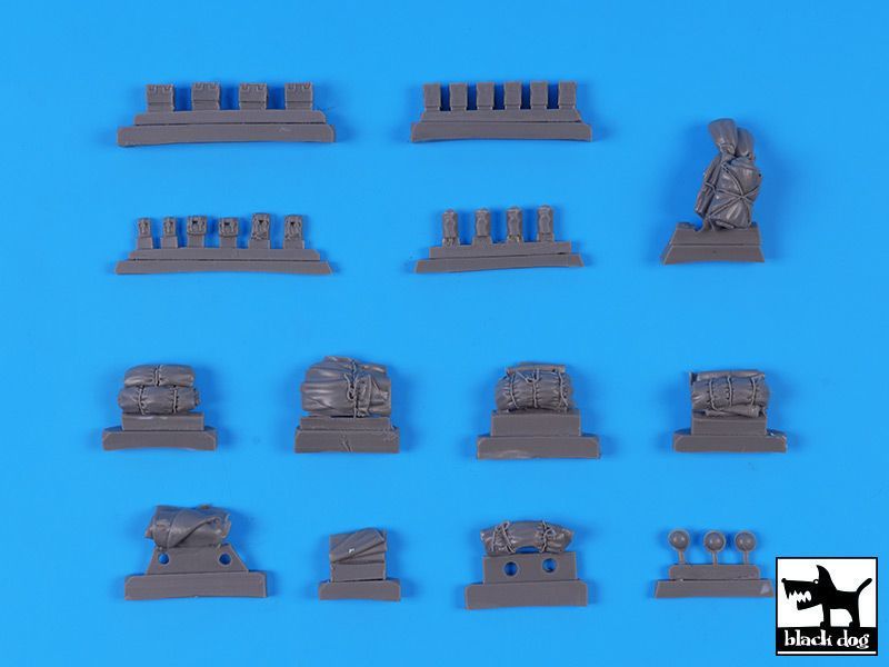 1:72 DAC Mk I British armoured car accessories set