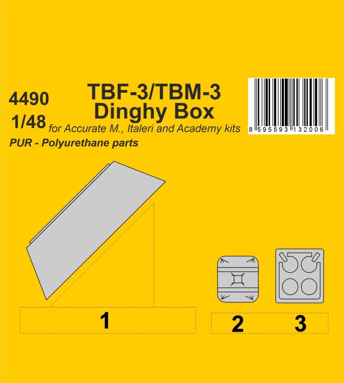 1:48 TBF-3/TBM-3 Avenger Dighy Box