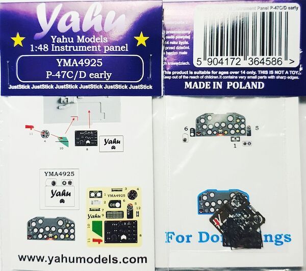 1:48 Instrument Panel Republic P-47C/D Thunderbolt (Dora Wings)