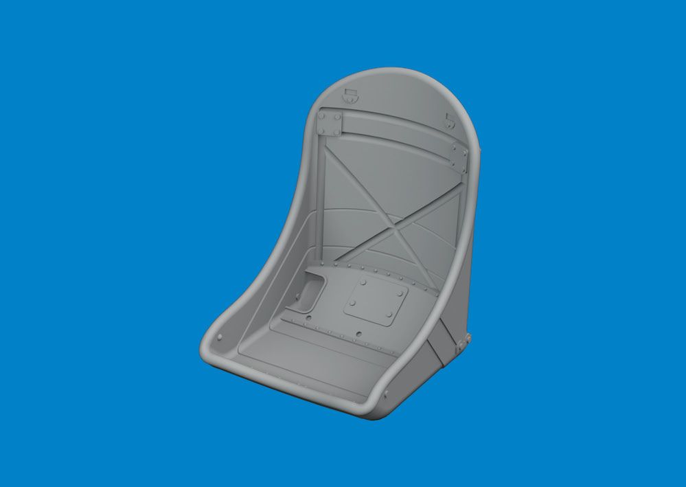 1:48 Bell P-39 Airacobra seat PRINT