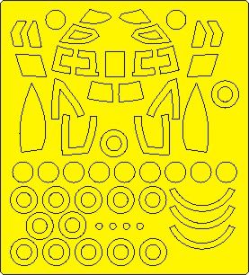 1:72 Boeing Chinook HC.1 BASIC kabuki masks