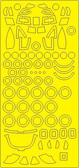 1:72 Boeing Chinook HC.1 ADVANCED kabuki masks