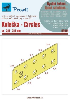Circles 3,0 - 3,9 mm