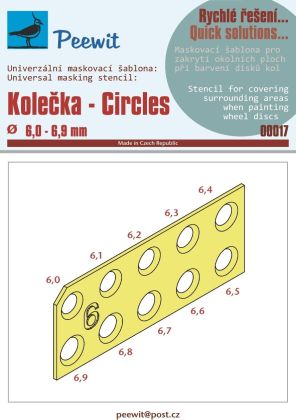 Circles 6,0 - 6,9 mm