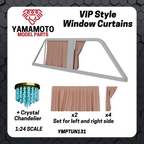 1:24 VIP Style Window Curtains