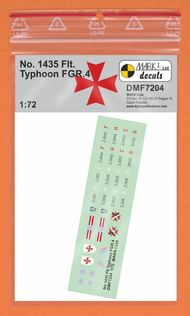 1:72 Typhoon FGR.4 - No.1435 Flt. Decals