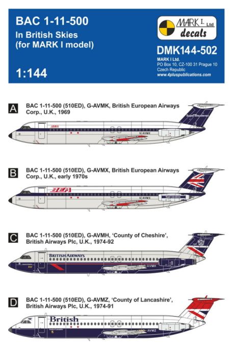 1:144 BAC 1-11-500 ‘In British Skies’