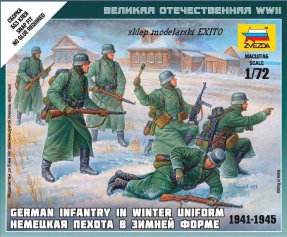 1:72 German Infantry in Winter Uniform 1941-1945