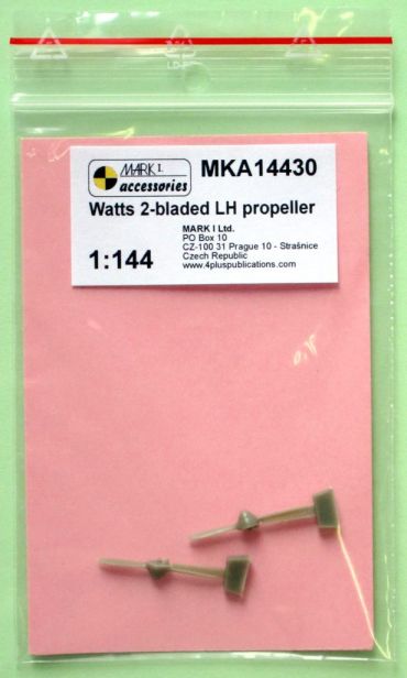 1:144 Watts 2-bladed LH propeller