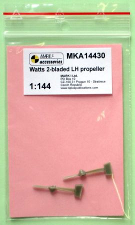 1:144 Watts 2-bladed LH propeller