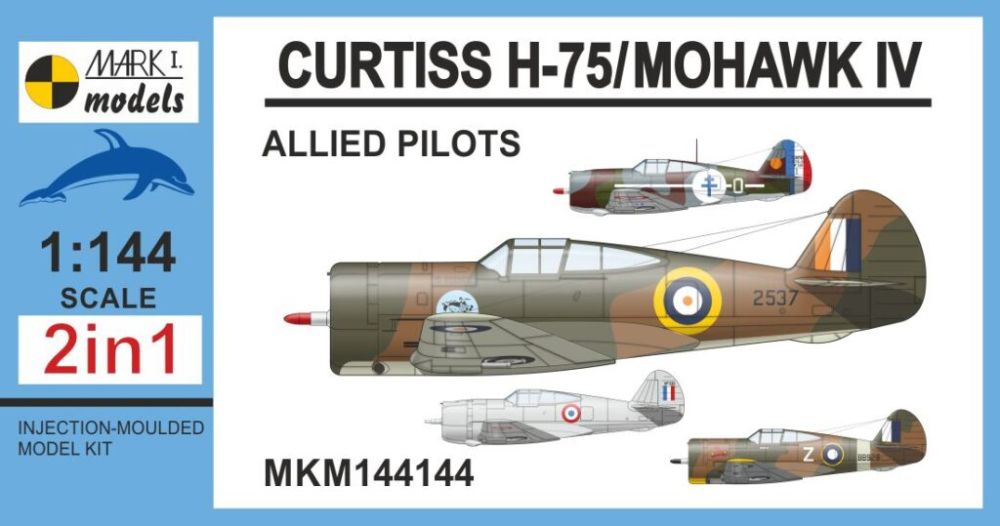 1:144 Curtiss H-75A/Mohawk IV ‘Allied Pilots’