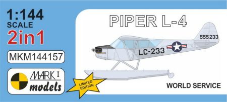 1:144 Piper L-4 ‘World Service’
