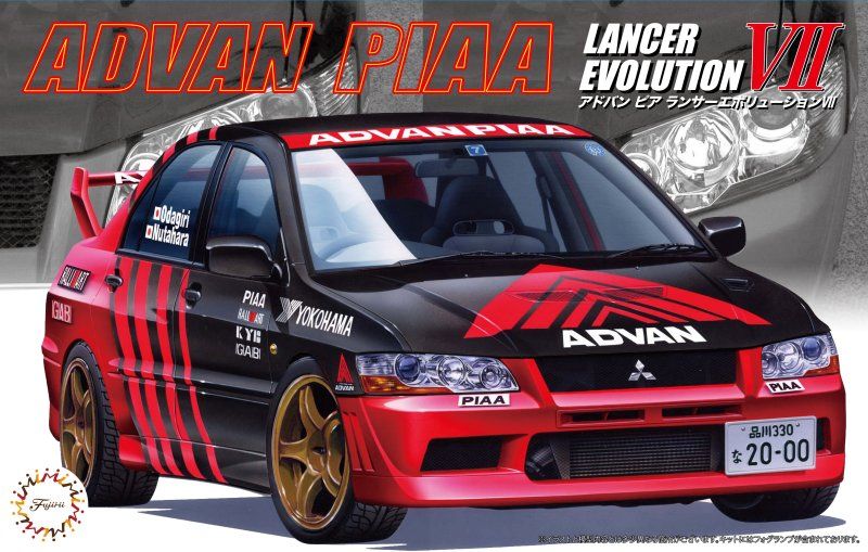 1:24 Advan-PIAA Lancer Evolution VII