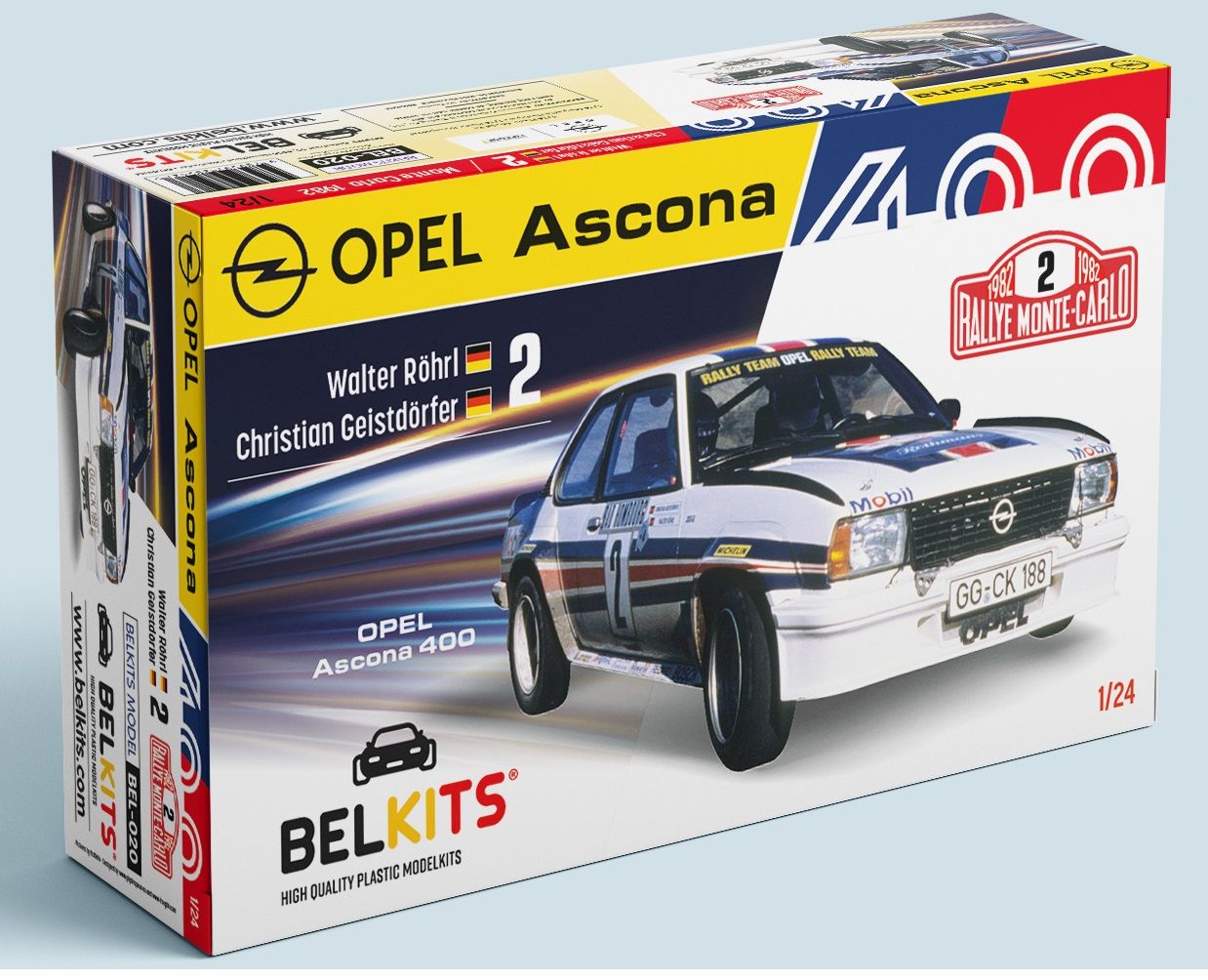 1:24 OPEL ASCONA 400 MC 1982 ROHL / GEISTDORFE