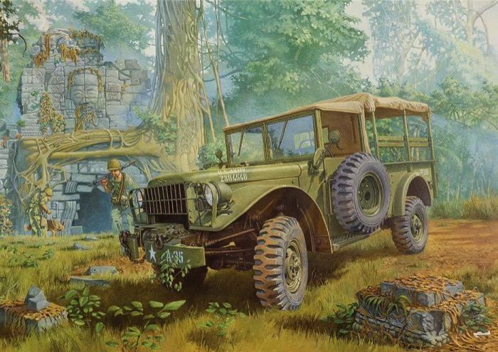 1:35 M37 US 3/4 ton 4x4 cargo truck