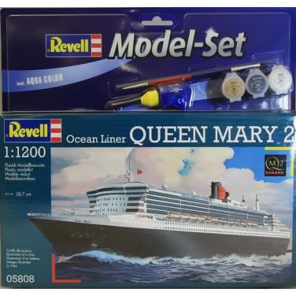 1:1200 Queen Mary 2 Model Set