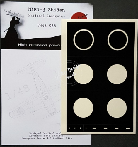 1:48 N1K1-j Shiden Nat. Insignias