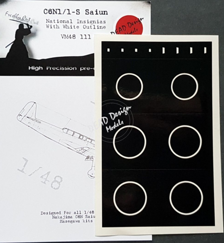 1:48 C6N Nat. Ins. w/ White Outline