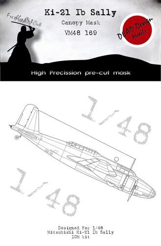 1:48 Ki-21 IB Sally Canopy Mask (ICM)