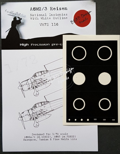 1:72 A6M1/ 2/ 3 Nat. Ins. w/ white outline