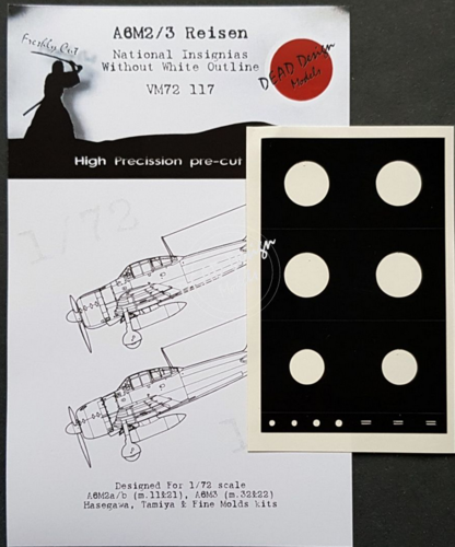 1:72 A6M1/ 2/ 3 Nat. Ins. w/ o white outline