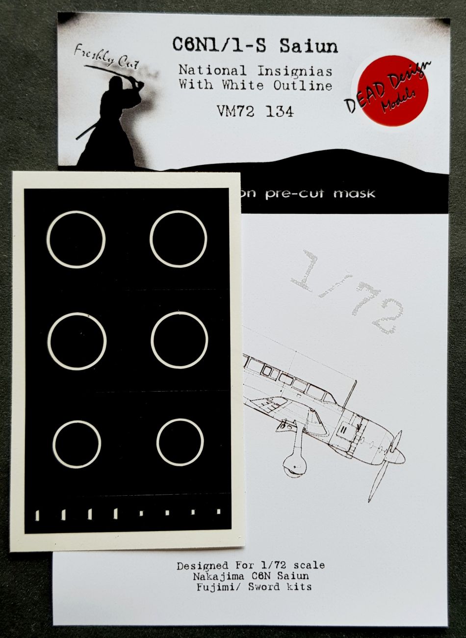 1:72 C6N Saiun National Insignias w/ white outline