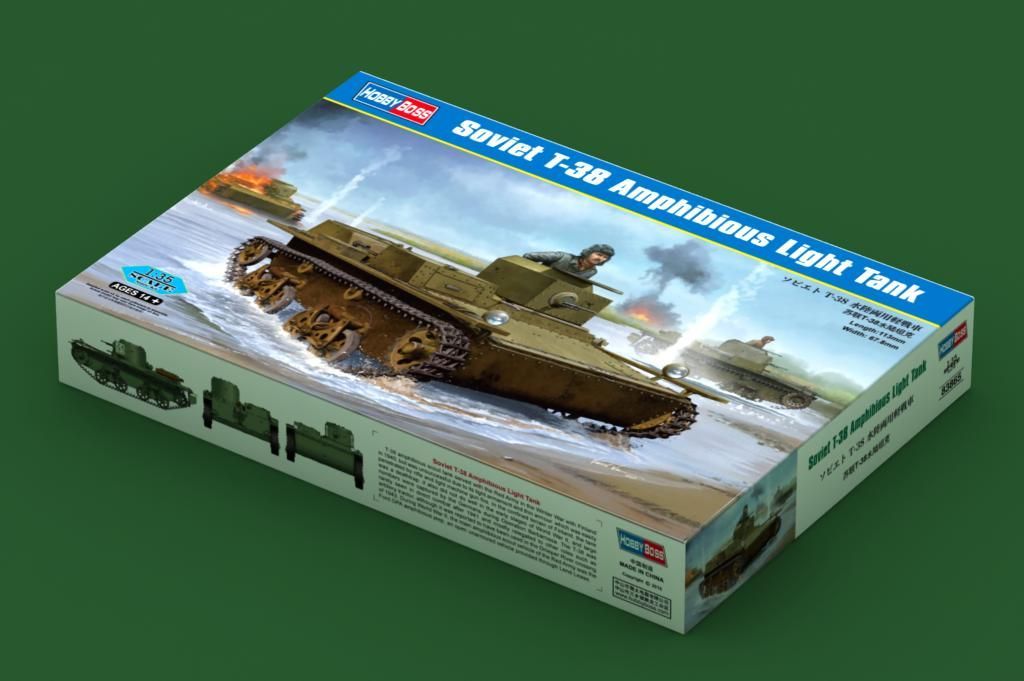 1:35 Soviet T-38 Amphibious Light Tank