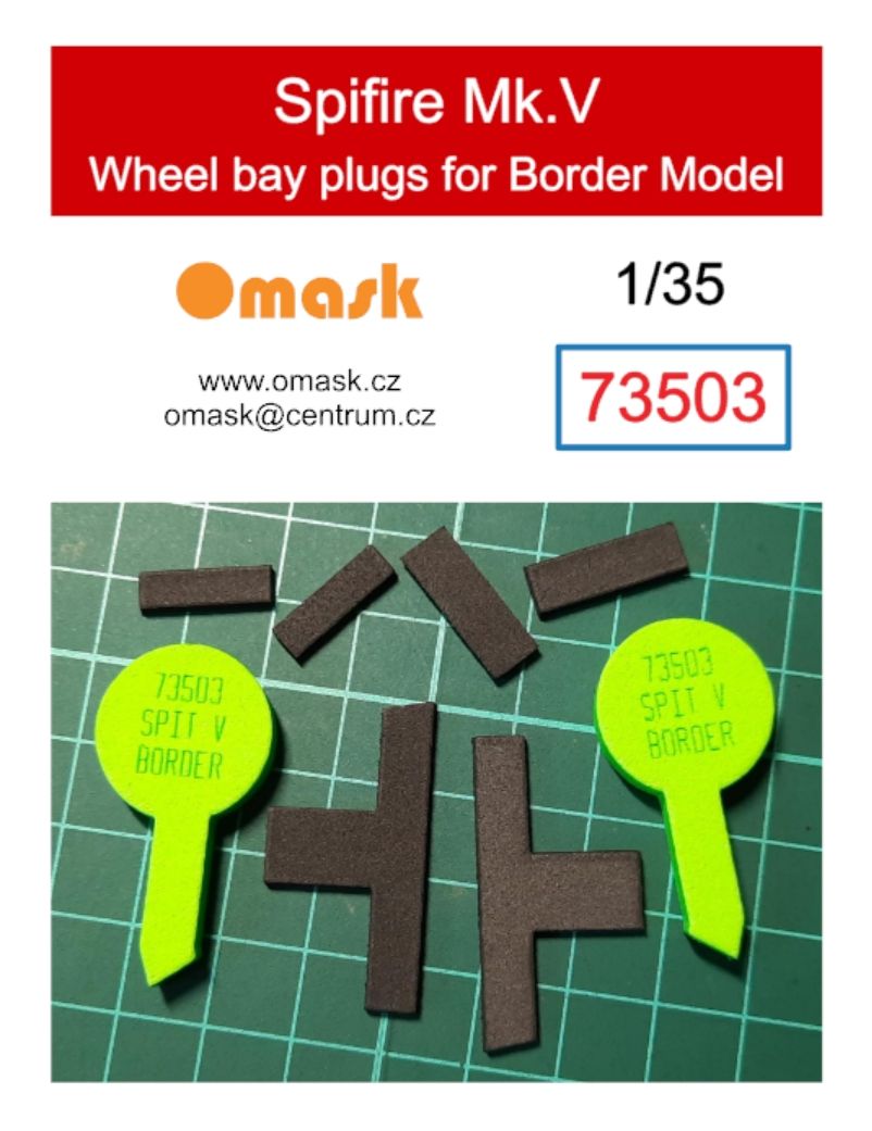 1:35 Spitfire Mk.V wheel bay plugs (for Border Model)