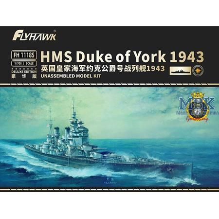 1:700 HMS Duke of York 1943 - Deluxe Edition