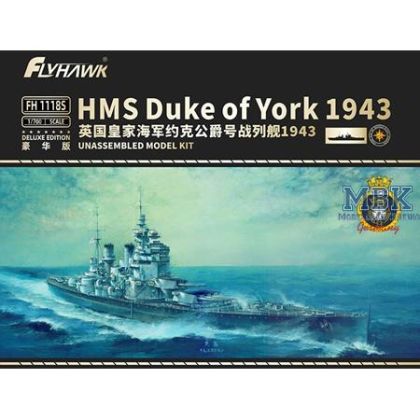 1:700 HMS Duke of York 1943 - Deluxe Edition