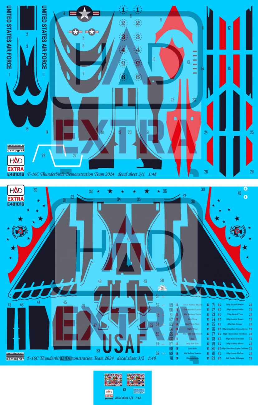 1:48 F-16C Block 52 Thunderbirds Show-Time 2024