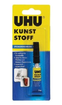 UHU Vteřinové lepidlo pro lepení plastů