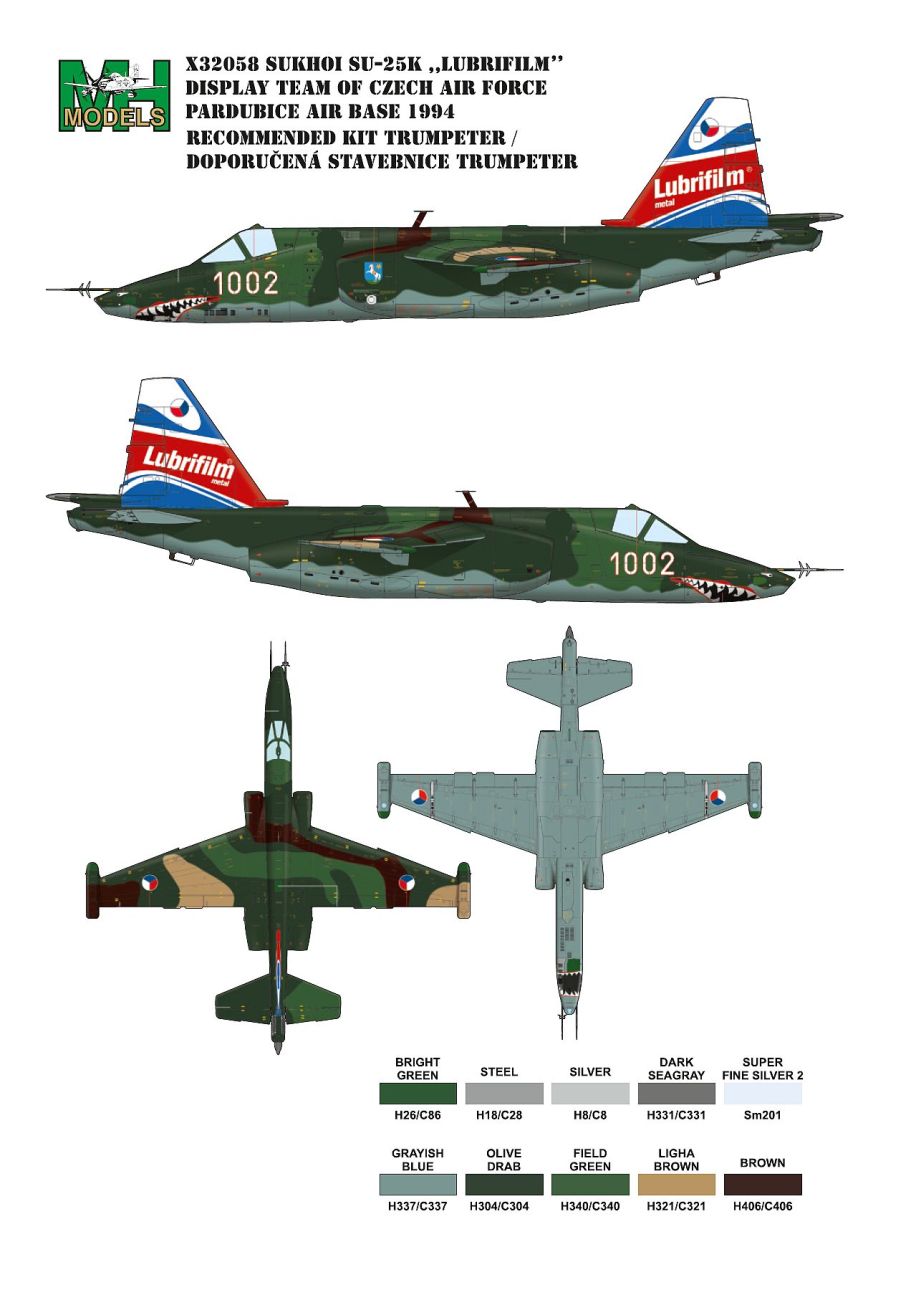 1:32 Sukhoi Su-25K ,,Lubrifilm