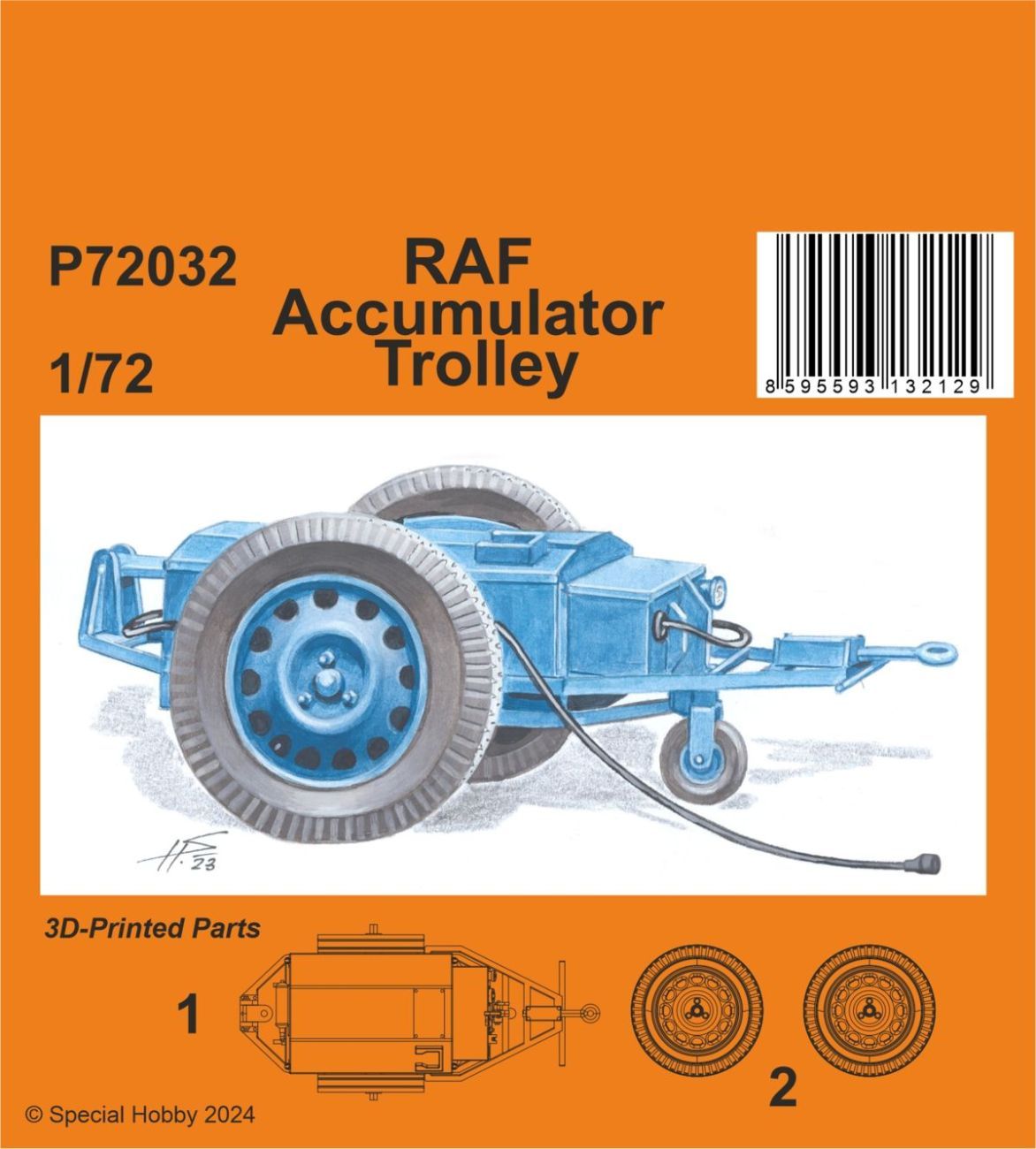1:72 RAF Accumulator Trolley