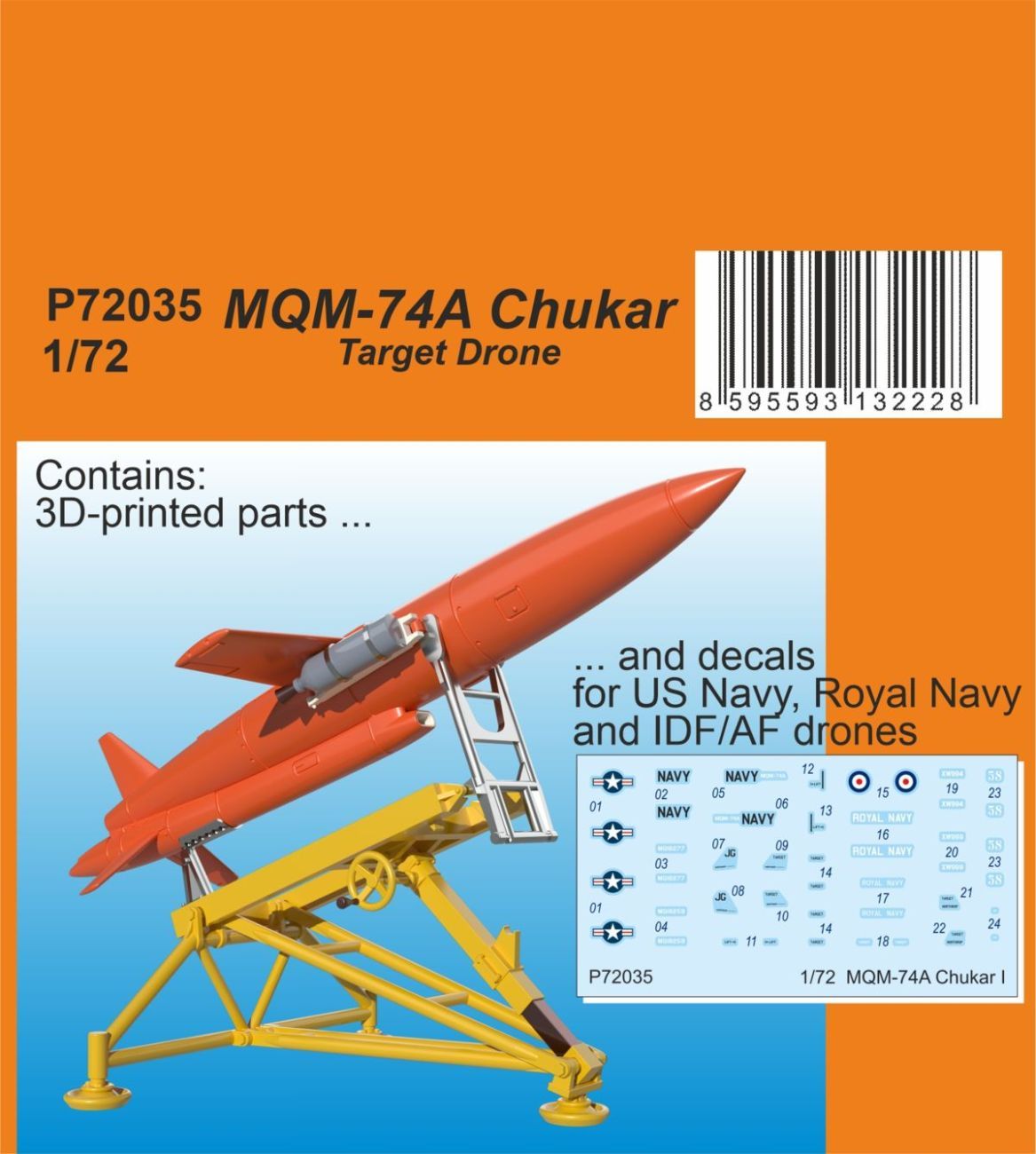 1:72 MQM-74A Chukar Target Drone