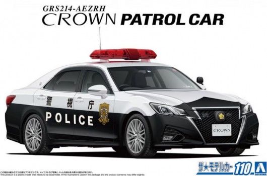 1:24 TOYOTA GRS214 CROWN PATROL CAR