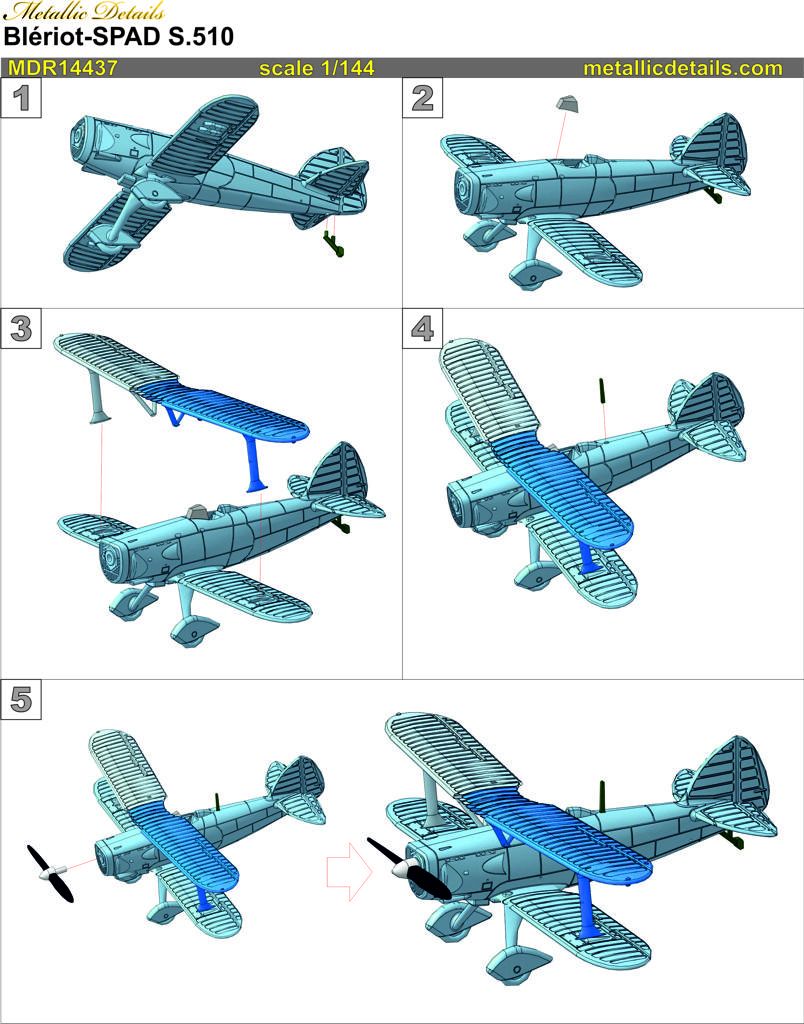 1:144 Bleriot-SPAD S.510