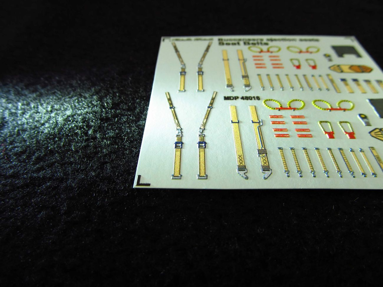 1:48 Blackburn Buccaneer Seat belts