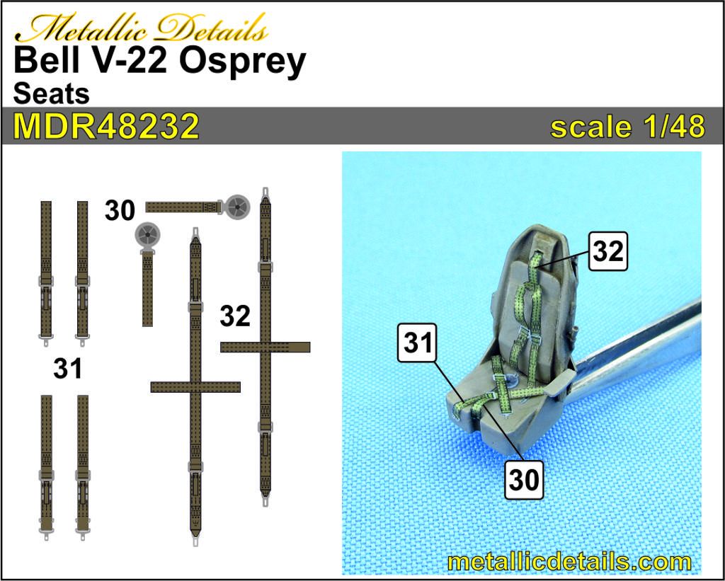 1:48 Bell V-22 Osprey seats