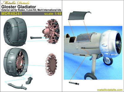 1:48 Gloster Gladiator exterior