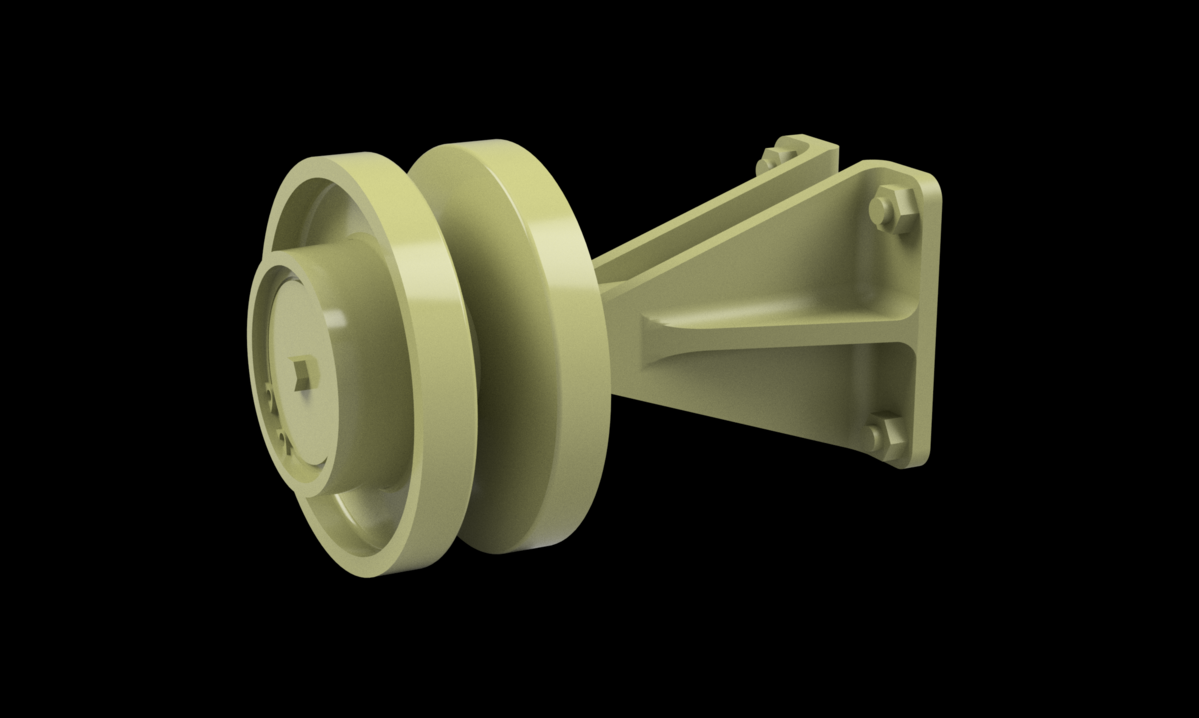 1:35 Welded Support With Return Rollers For Pz.Kpfw IV No. 1