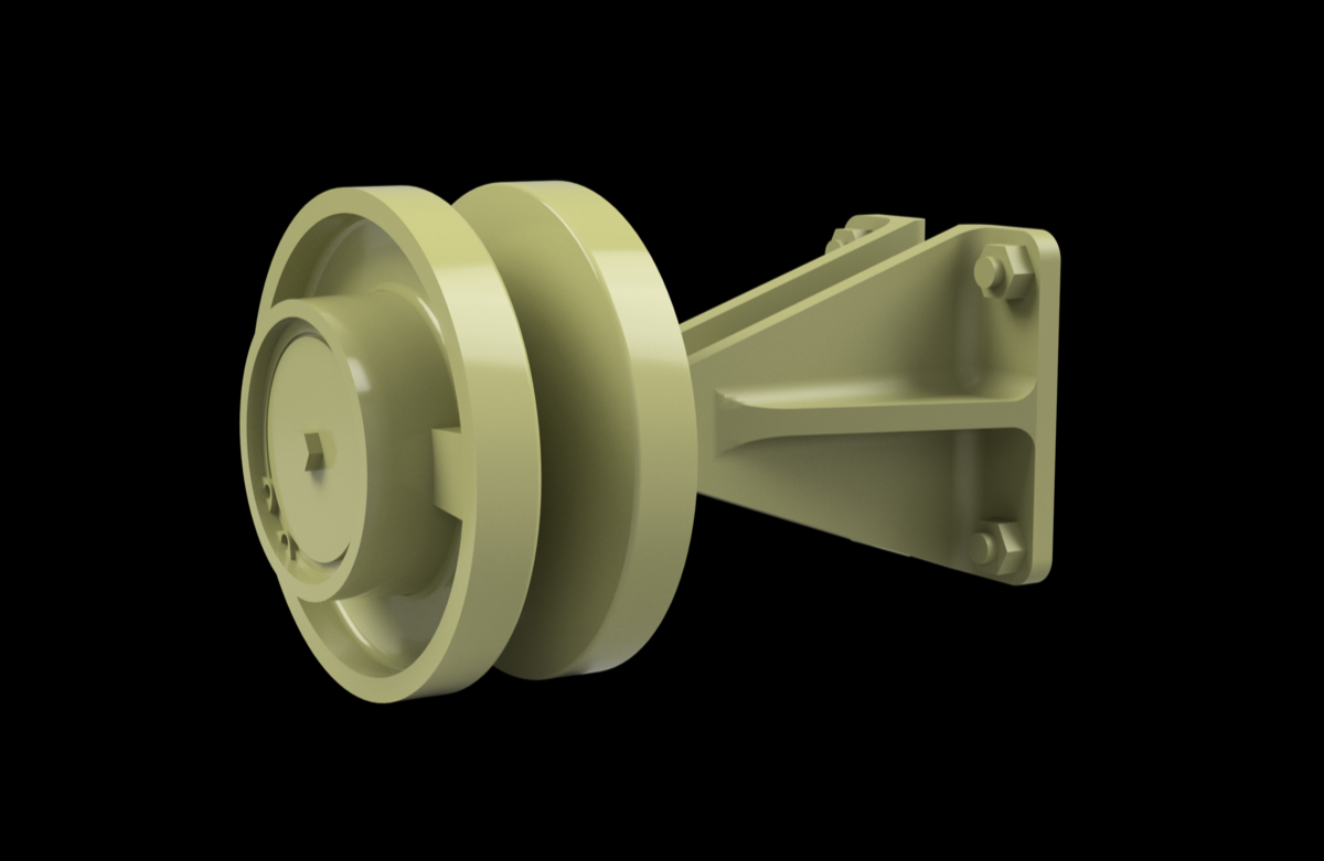 1:35 Welded Support With Return Rollers For Pz.Kpfw IV No. 3