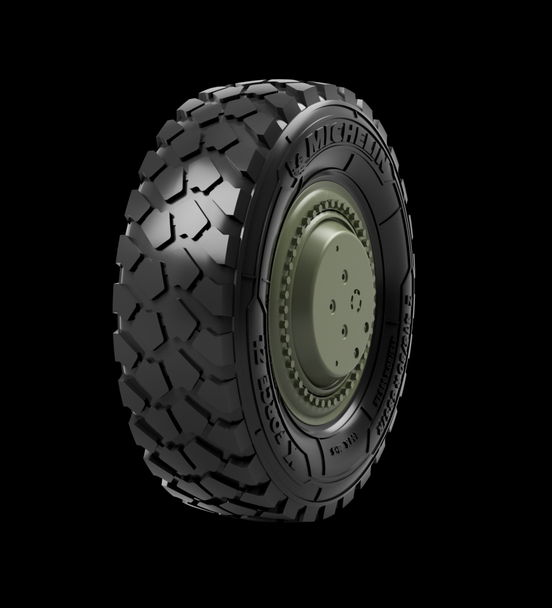 1:35 'Boxer' GTF Road Wheels (Michelin X Force)