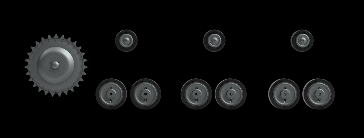 1:35 Pz.Kpfw IIa Road Wheels Set