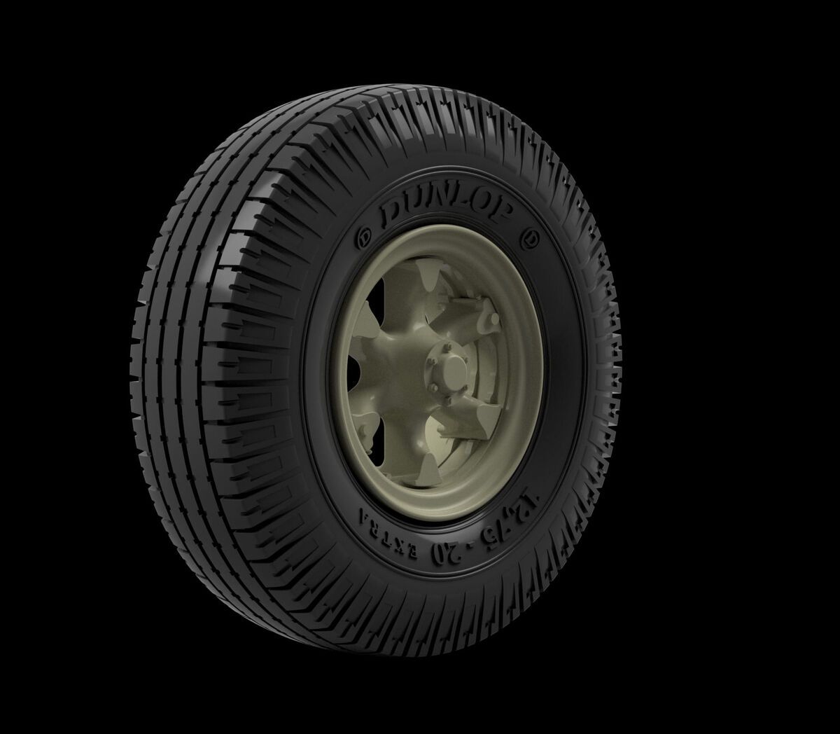 1:35 Vomag 8LR 9t Road Wheels (Dunlop)