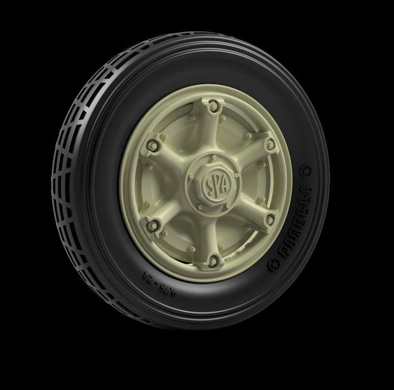 1:35 Autoblinda 40/41 Road wheels (Pirelli Libia)